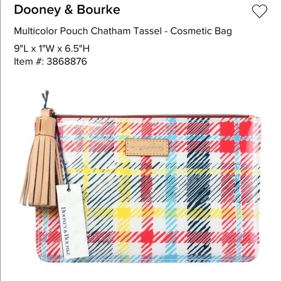 Dooney & Bourke Chatham Cosmetics Bag - Picture 1 of 5
